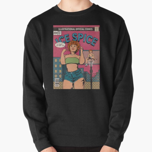 ice spice comic art Pullover Sweatshirt RB1608 product Offical ice spice Merch