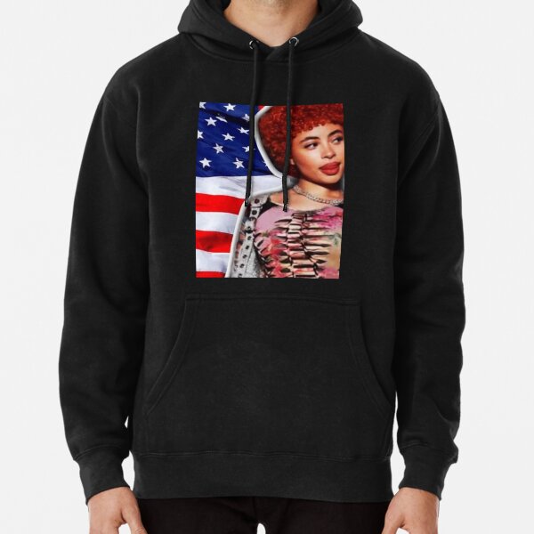 Ice spice flag munch  Pullover Hoodie RB1608 product Offical ice spice Merch