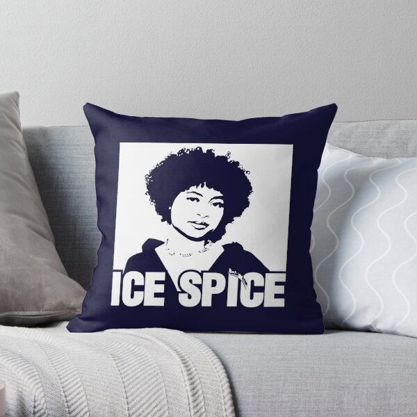 Ice Spice rapper illustration  Throw Pillow RB1608 product Offical ice spice Merch