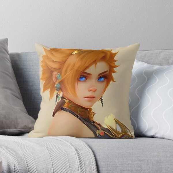 Ice Spice Anime / Digital Anime  Throw Pillow RB1608 product Offical ice spice Merch