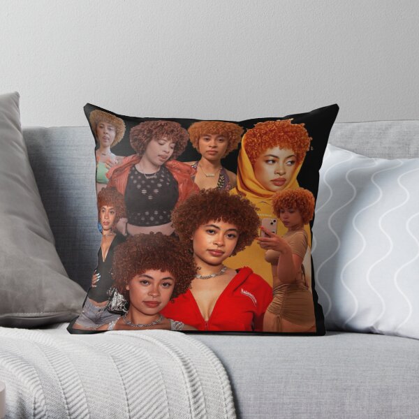 Ice Spice collage poster tribute design 2022 Throw Pillow RB1608 product Offical ice spice Merch