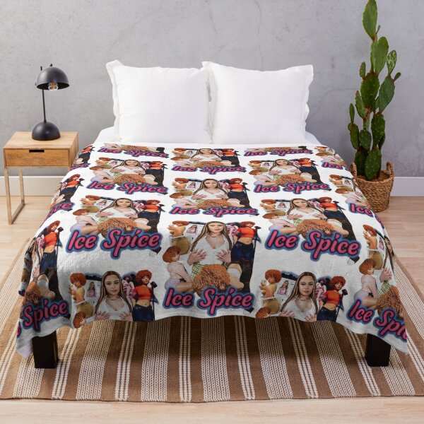 Ice Spice Vintage Throw Blanket RB1608 product Offical ice spice Merch