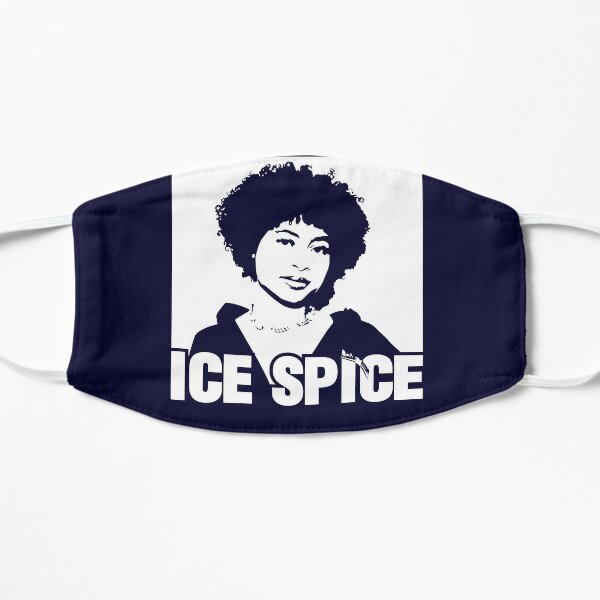 Ice Spice rapper illustration  Flat Mask RB1608 product Offical ice spice Merch